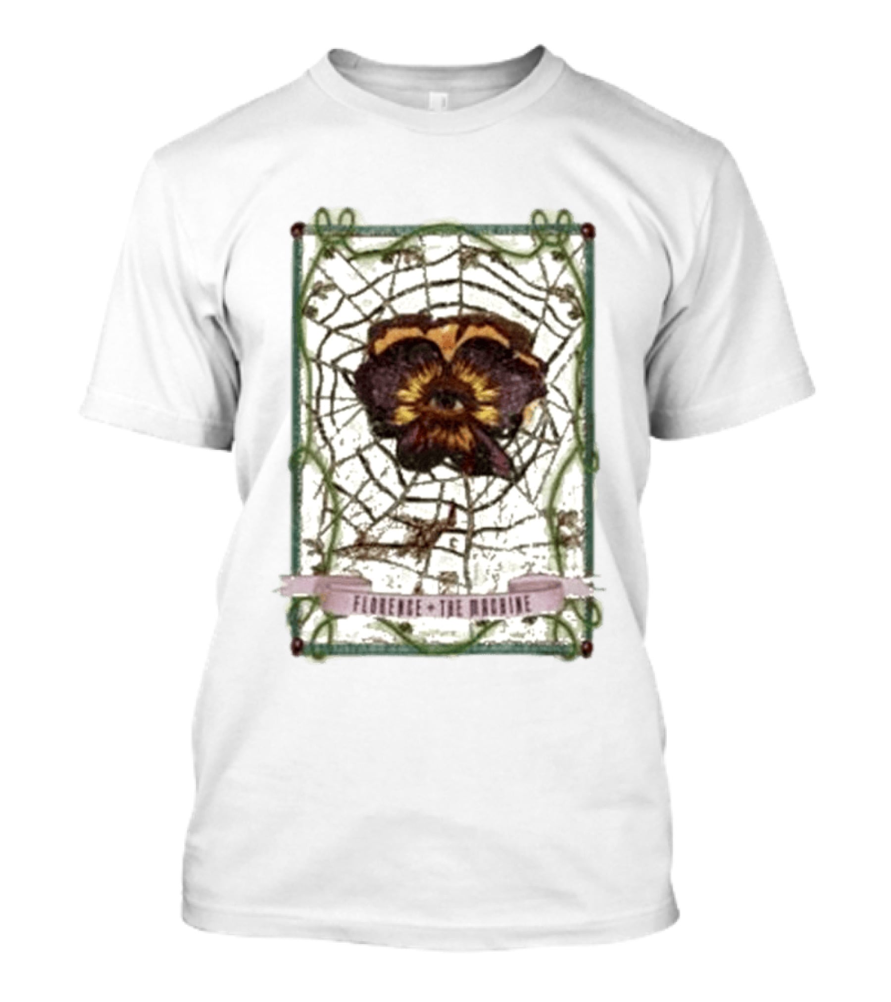 Florence And The Machine Flower Spider Web T-Shirt