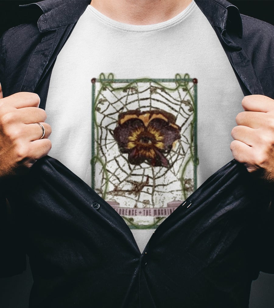Florence And The Machine Flower Spider Web T-Shirt