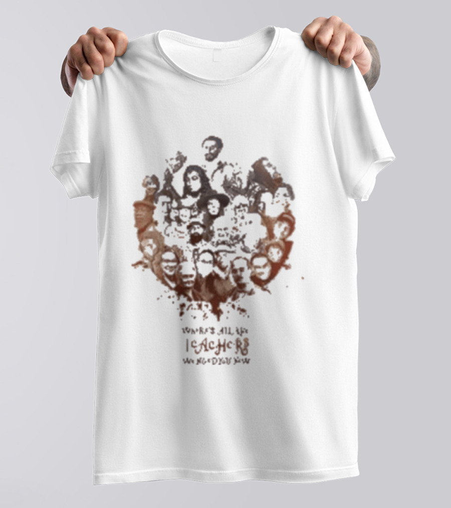 Mike Love Teachers Collage There Is All You I Love In The World T-Shirt