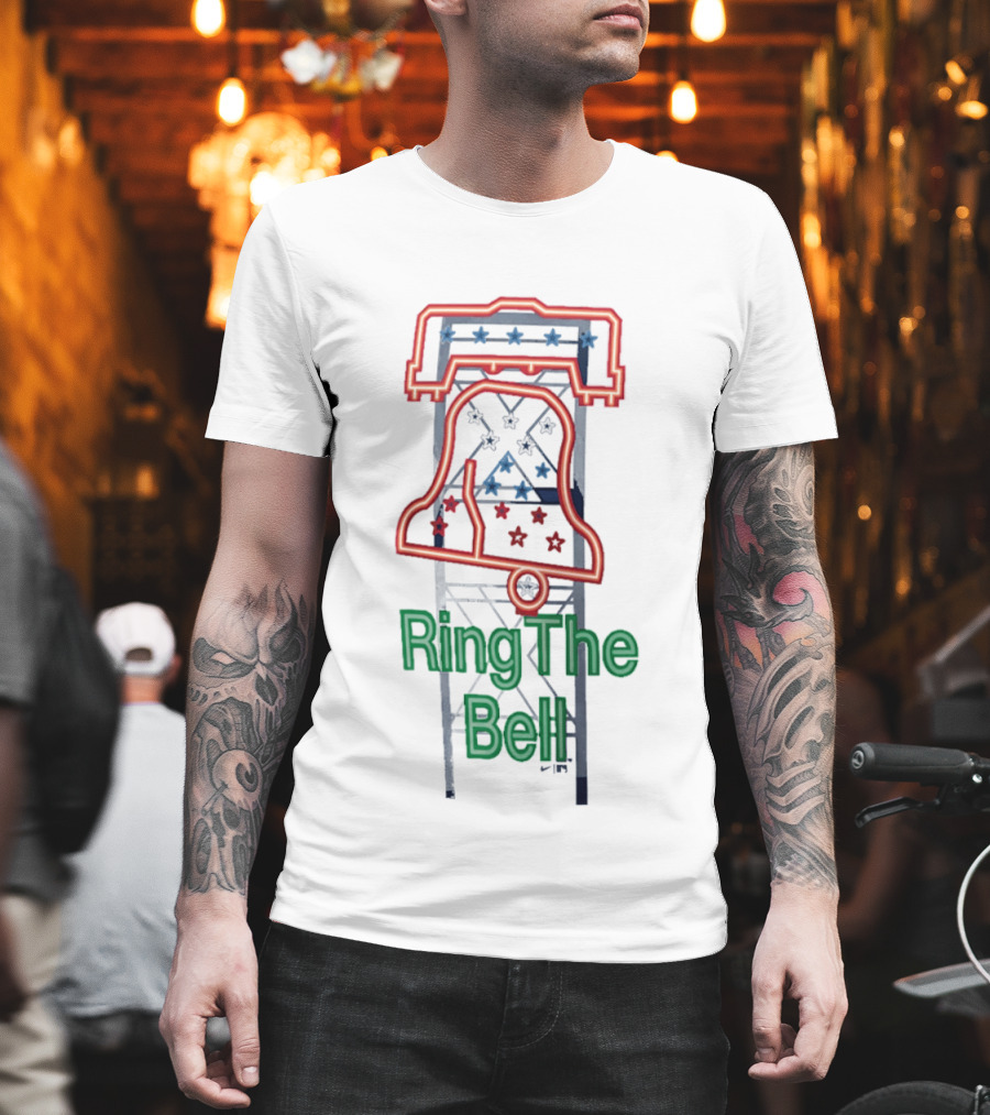Philadelphia Phillies Ring The Bell Liberty Stars T-Shirt