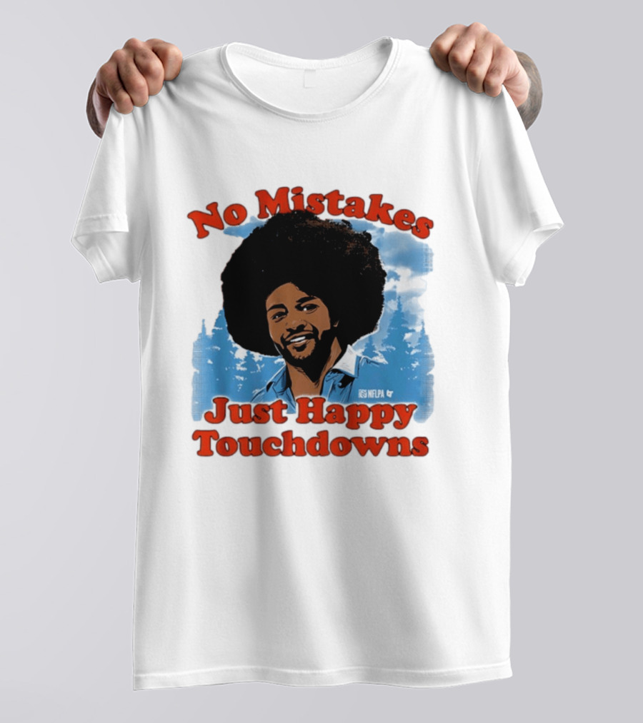 Rome Odunze No Mistakes Just Happy Little Touchdowns NFLPA T-Shirt