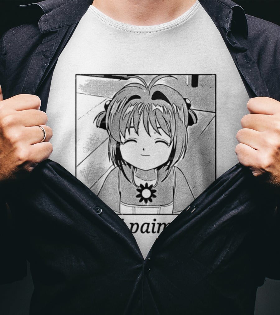 Sakura Kinomoto Hail Paimon Anime Manga T-Shirt