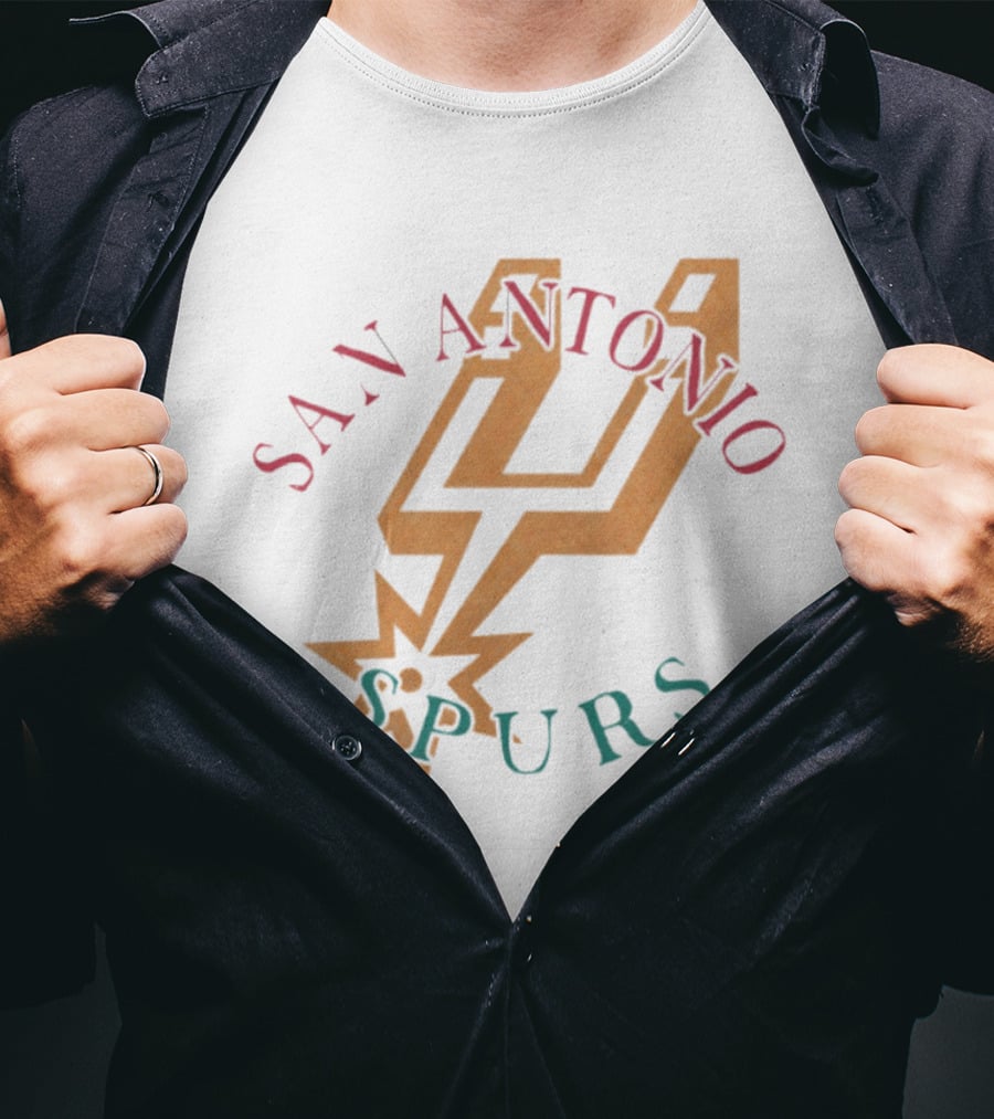 San Antonio Spurs Stadium Essentials Cocoon Spurs Basketball T-Shirt