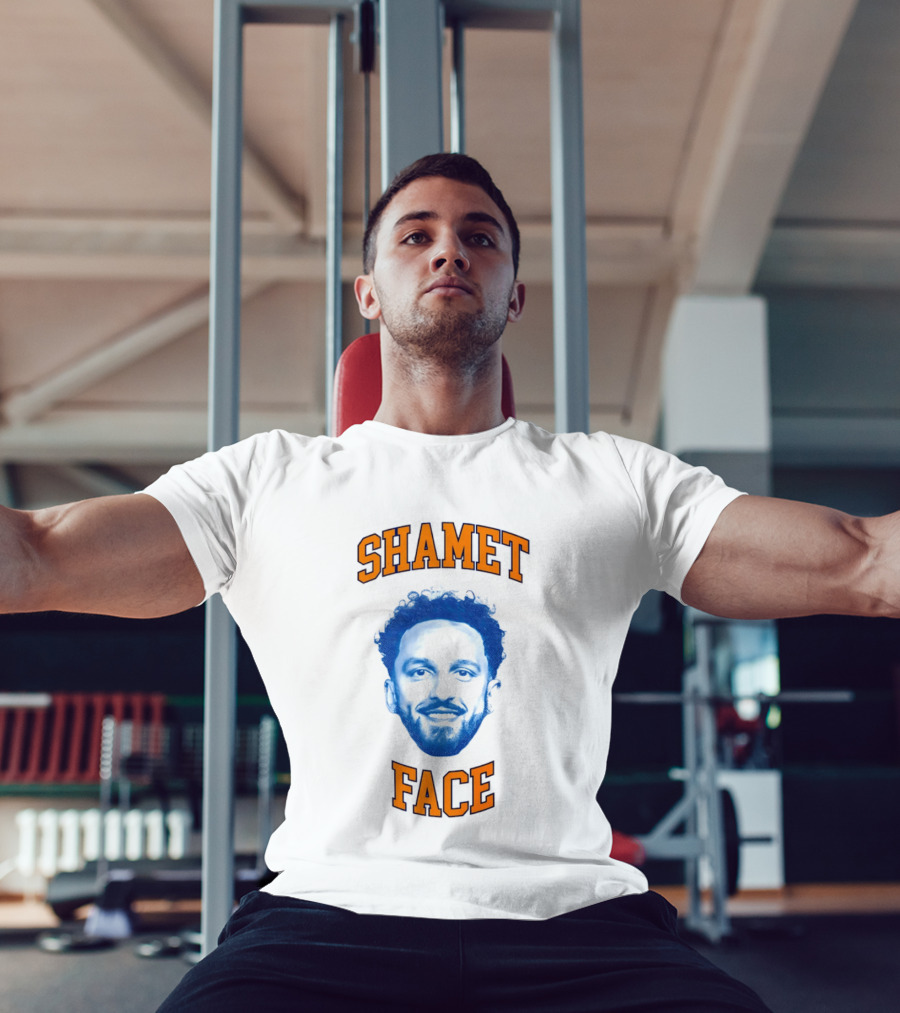 SHAMET FACE New York Knicks Timothée Chalamet T-Shirt