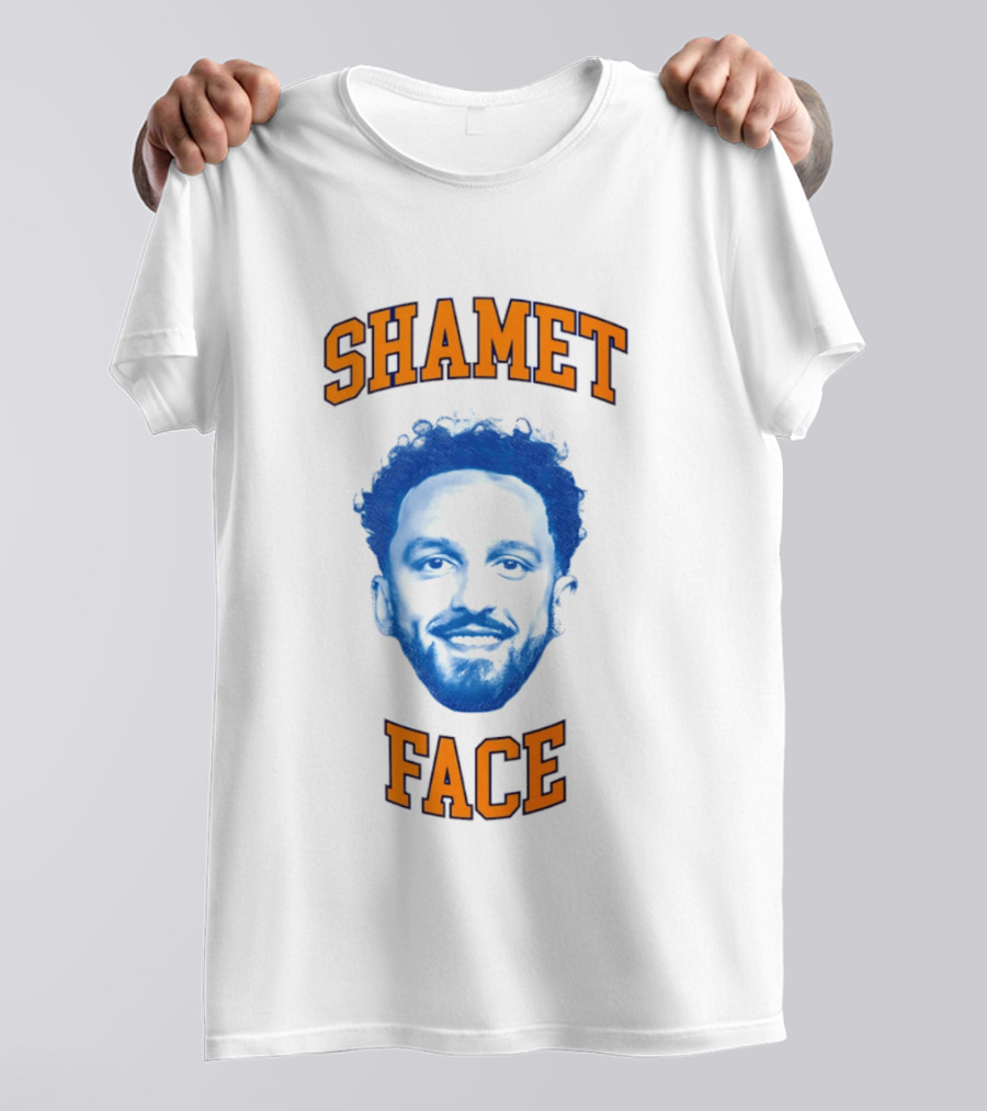 SHAMET FACE New York Knicks Timothée Chalamet T-Shirt