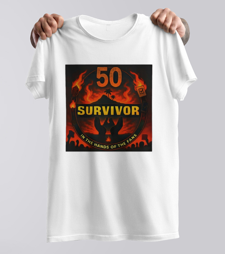 Survivor 50 Season Outwit Outplay Outlast In The Hands Of The Fans T-Shirt