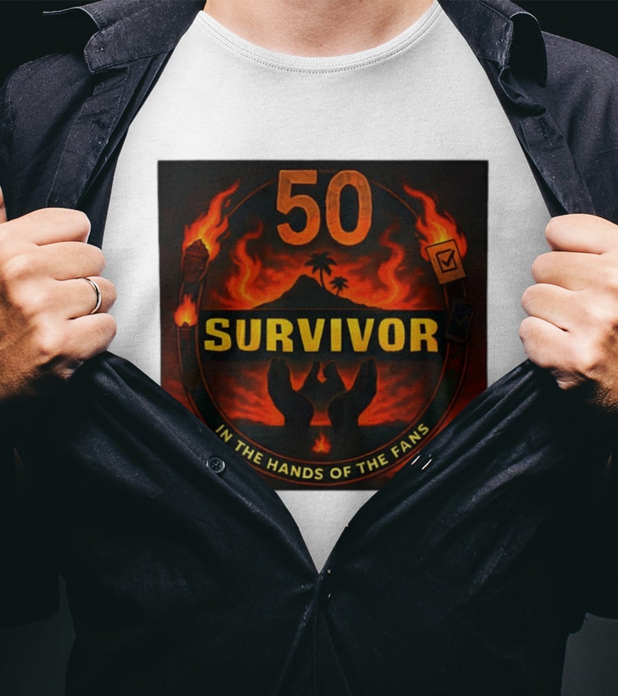 Survivor 50 Season Outwit Outplay Outlast In The Hands Of The Fans T-Shirt