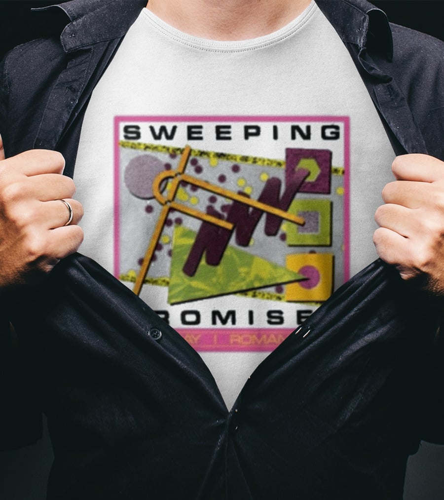 Sweeping Promises You Say I Romanticize Retro Abstract T-Shirt