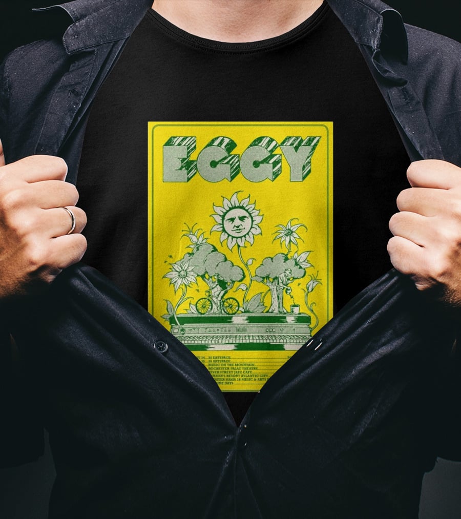 Eggy Spring Tour 2026 Concert With Sunflower And Piano T-Shirt