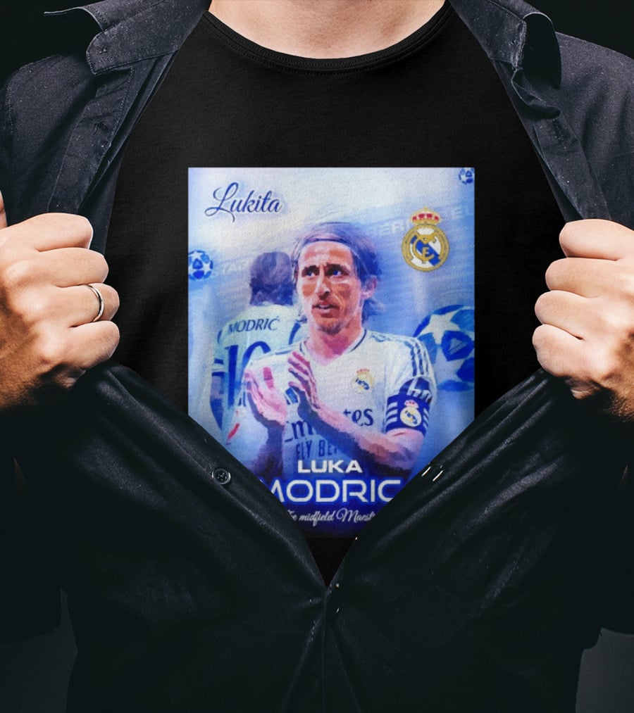 Real Madrid Luka Modric Midfield Maestro Lukita T-Shirt