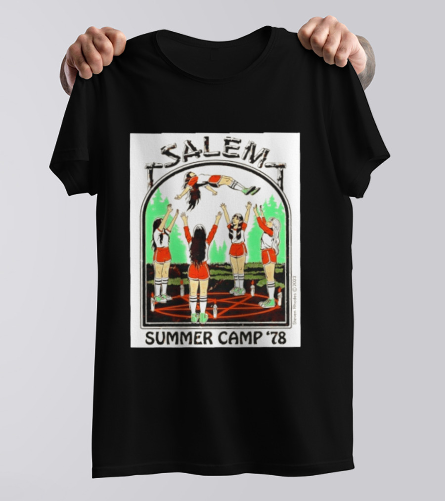 Salem Summer Camp '78 Ritual With Girls In Red And White Outfits T-Shirt