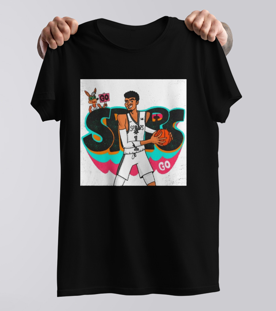 San Antonio Spurs Player Victor Wembanyama Go Spurs Go T-Shirt
