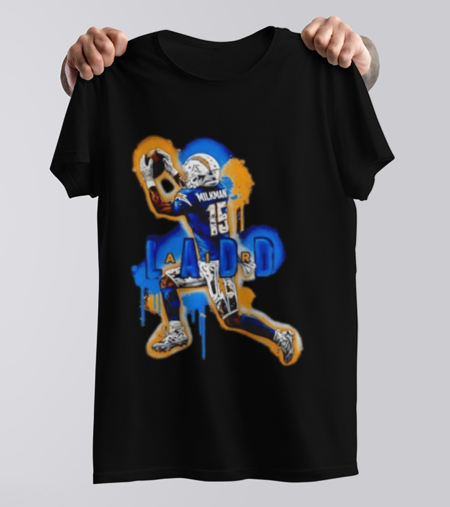 Milkman Keenan Allen 15 Ladd Air LA Los Angeles Chargers T-Shirt