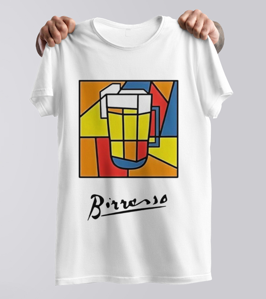 Birresso Beer Abstract Colorful Geometry T-Shirt