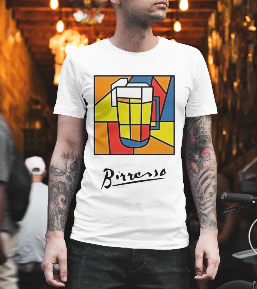 Birresso Beer Abstract Colorful Geometry T-Shirt