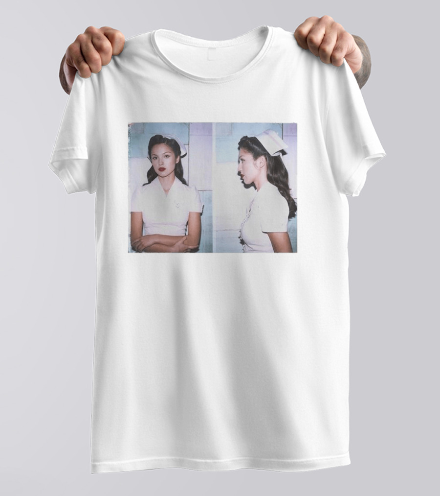 Olivia Rodrigo The Cure Photo Nurse Outfit Vintage Aesthetic T-Shirt