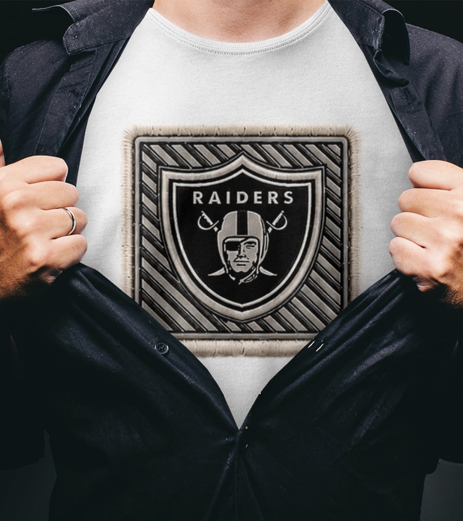 Raiders 2026 Training Camp Hat Embroidered Patch Shield T-Shirt