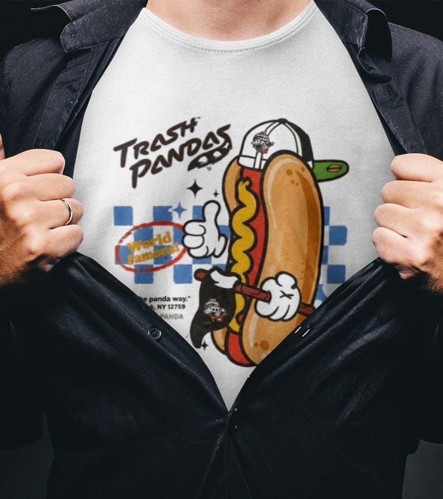 Trash Pandas World Famoust Hot Dog Thumbs Up T-Shirt
