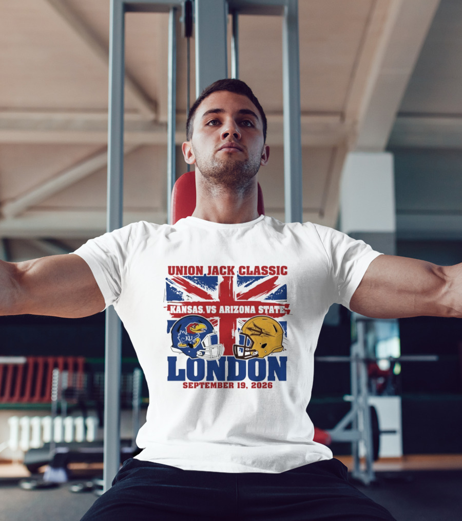Union Jack Classic Kansas Vs Arizona State London September 19 2026 T-Shirt