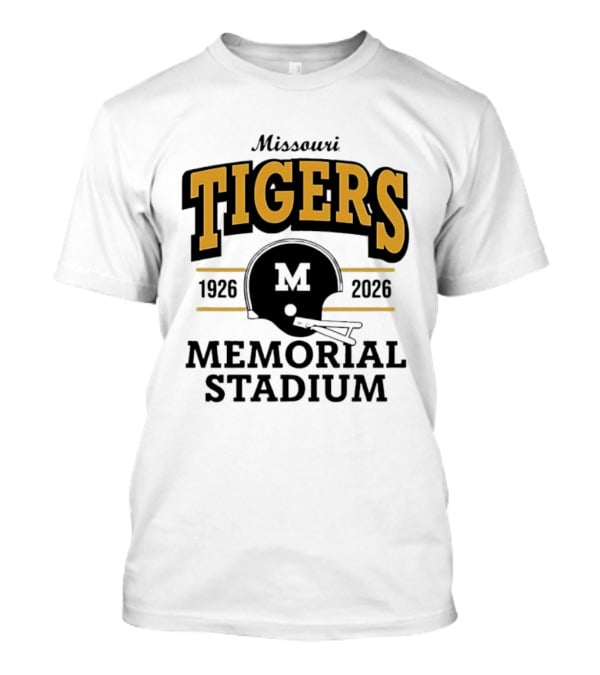 Missouri Tigers 1926 2026 Memorial Stadium Helmet T-Shirt