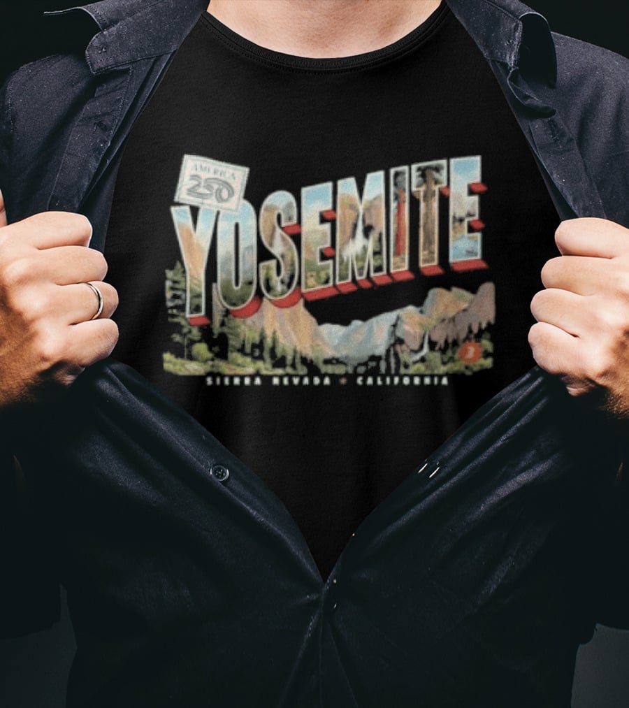 Yosemite Scenic Wonders America's National Parks Richer Nevada California T-Shirt