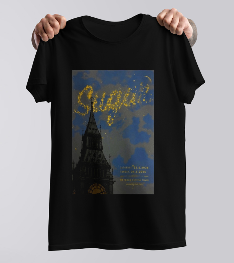 SUGAR Love You Even Still Tour 2026 Bob Mould London O2 Forum Kentish Town T-Shirt