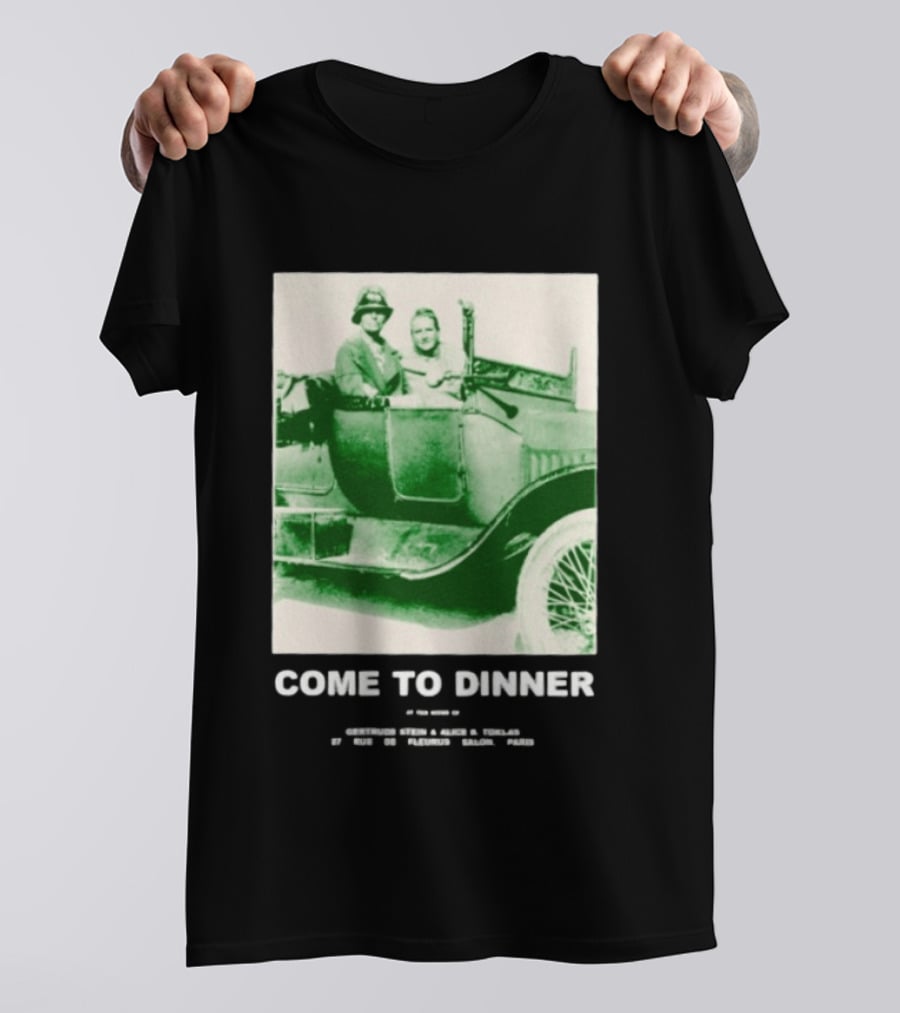 Come To Dinner Vintage Car Scene 1920s Nostalgia T-Shirt