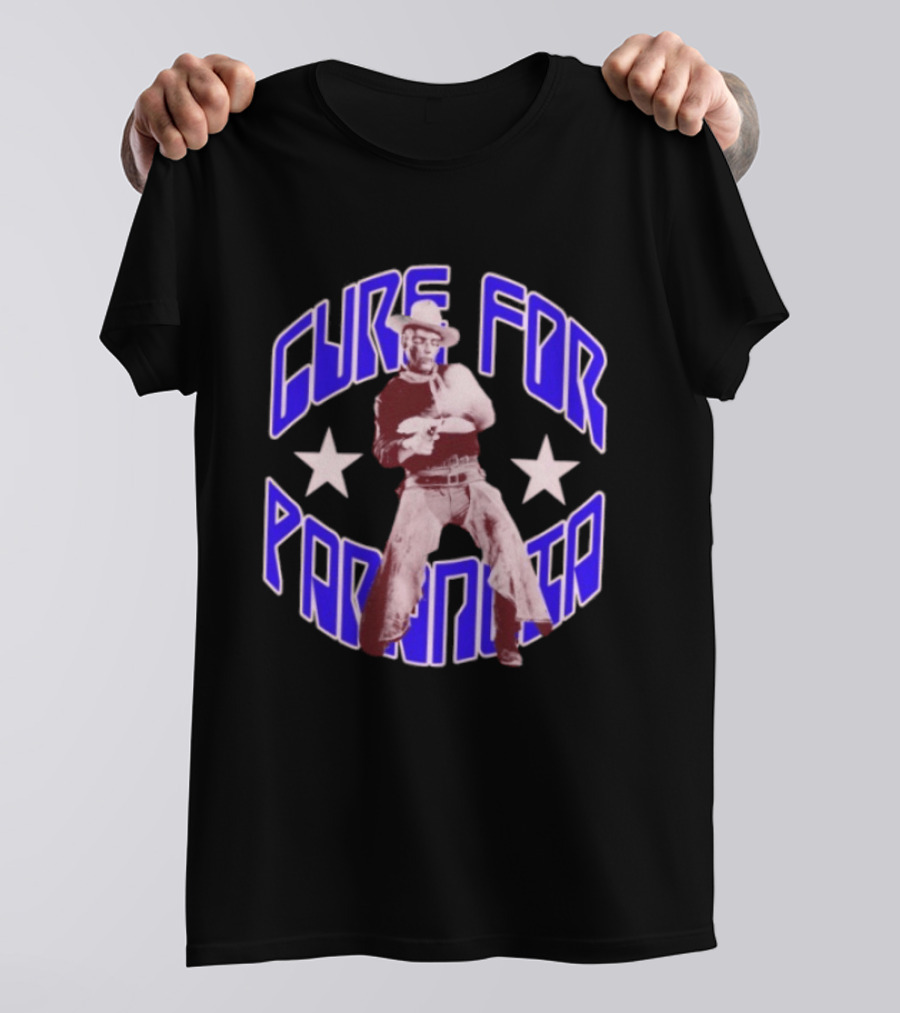 Cure For Paranoia Cowboy With Stars T-Shirt