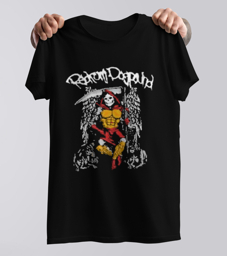 Redrum Dogpound Reaper Halloween Grim Skeleton T-Shirt