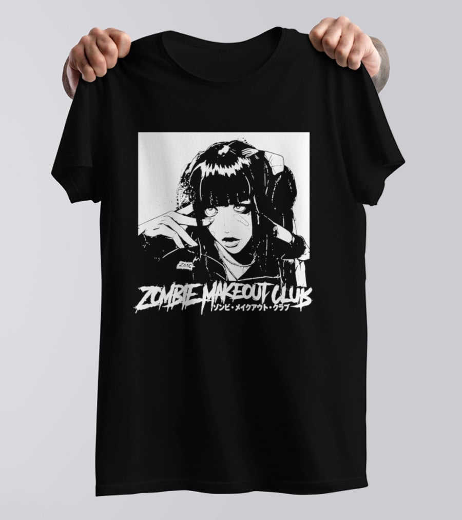 Zombie Makeout Club Manga Style Art Japanese T-Shirt