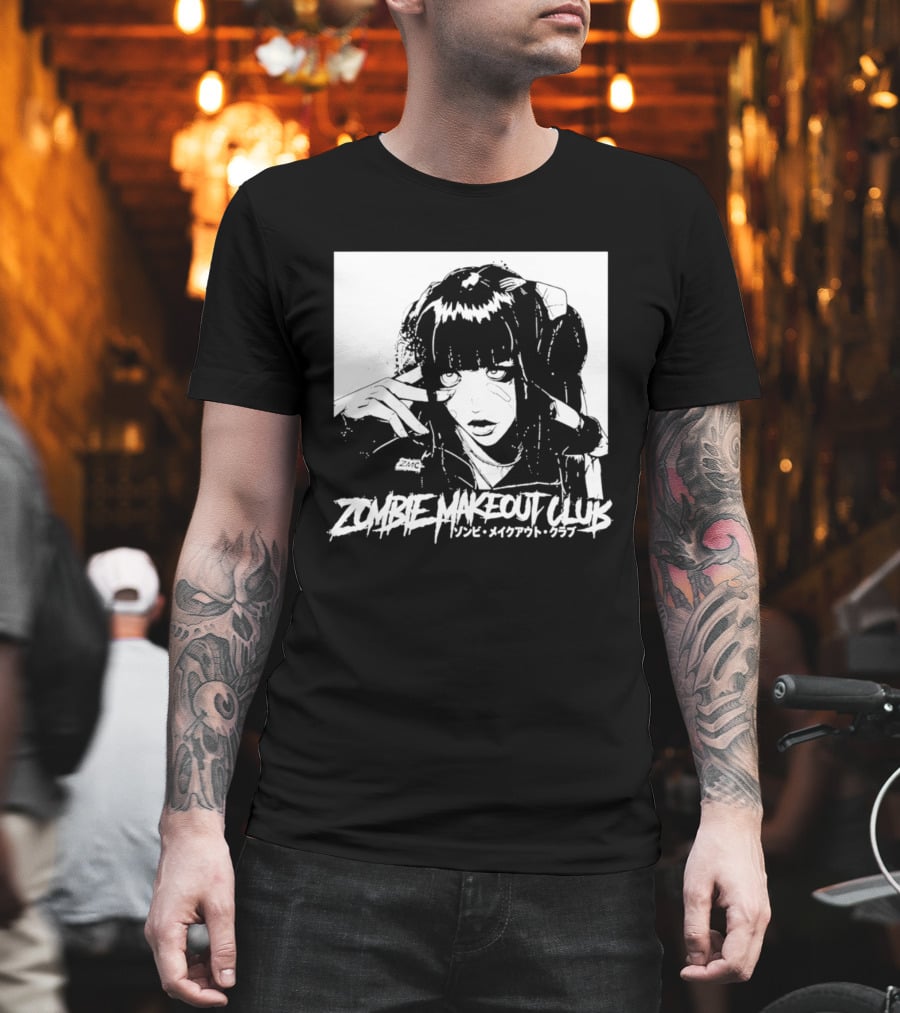 Zombie Makeout Club Manga Style Art Japanese T-Shirt
