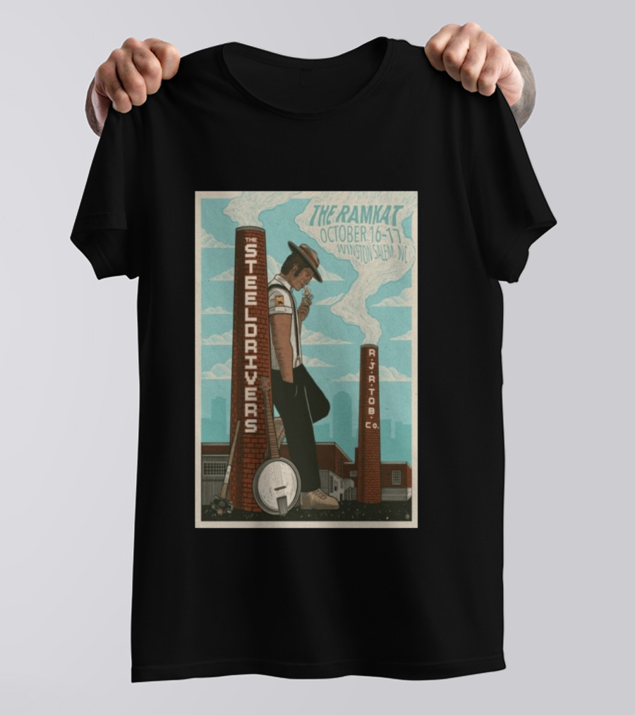 The SteelDrivers Concert The Ramkat Winston Salem October 16 17 2026 T-Shirt