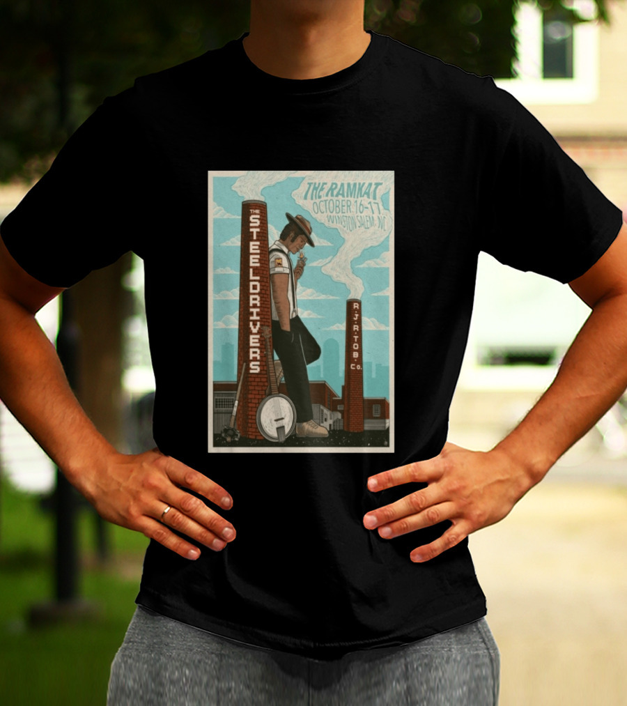 The SteelDrivers Concert The Ramkat Winston Salem October 16 17 2026 T-Shirt
