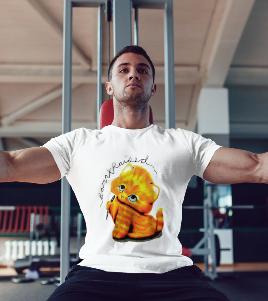 Born X Raised Mischief Orange Cat T-Shirt