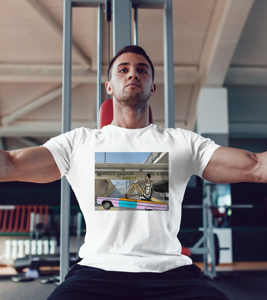 Victor Wembanyama Cruisin' Market Square Spurs 1 T-Shirt