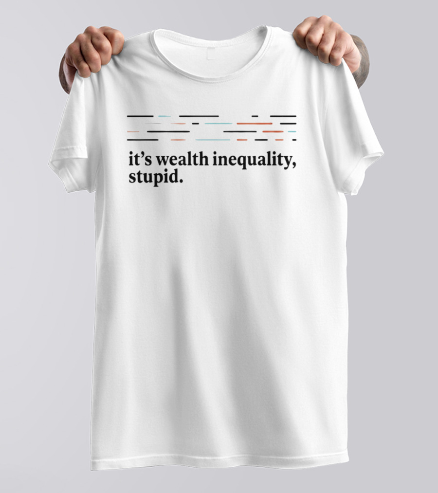 It's Wealth Inequality Stupid Stripes T-Shirt
