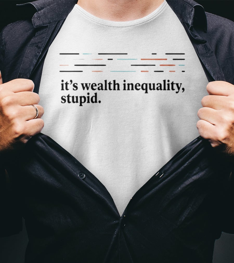 It's Wealth Inequality Stupid Stripes T-Shirt