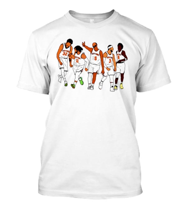New York Knicks Game 2 Jon Stewart Cavaliers Basketball Team Celebration T-Shirt