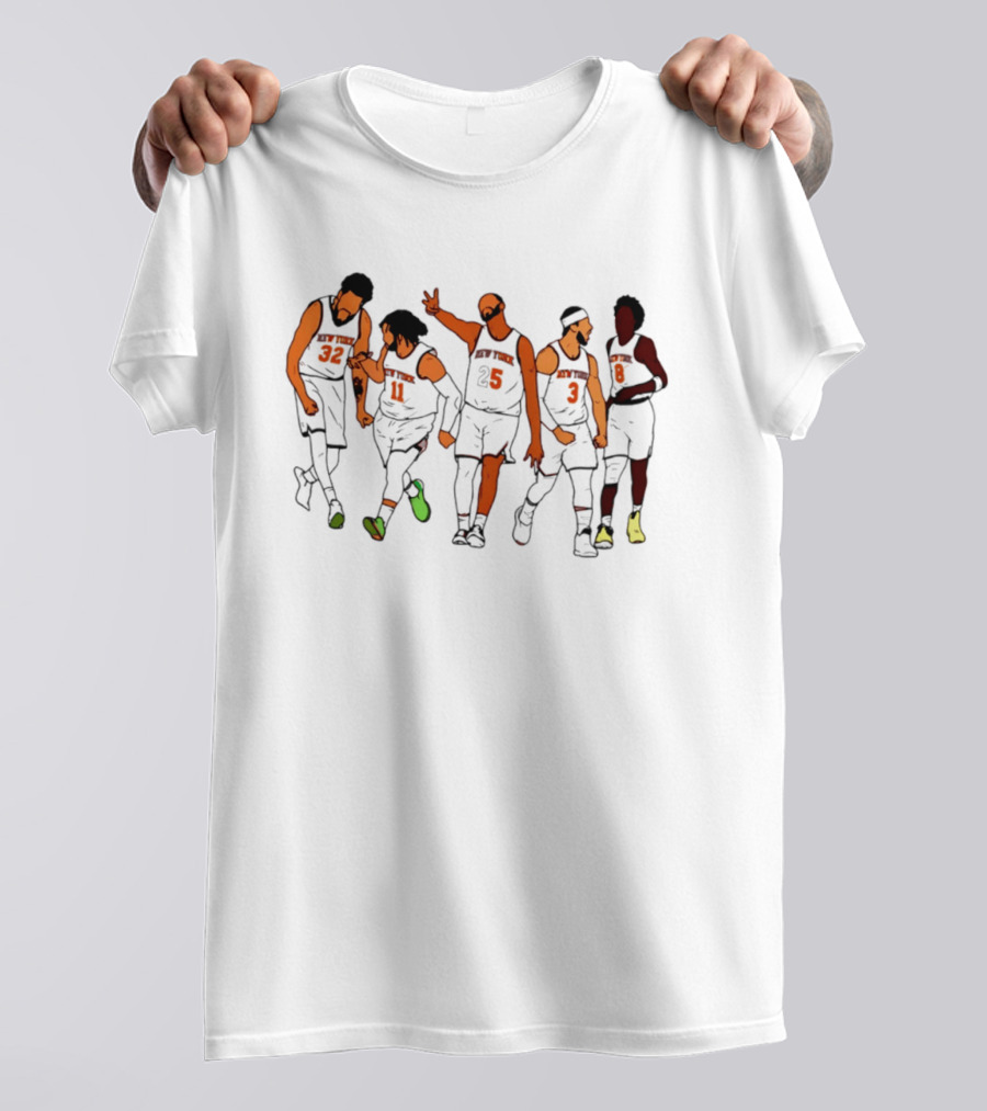 New York Knicks Game 2 Jon Stewart Cavaliers Basketball Team Celebration T-Shirt