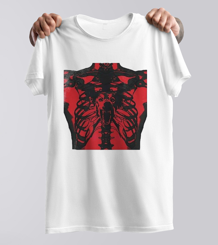 Punfest Told Y'all I Got That Dog In Me Skeleton Dog X Ray T-Shirt