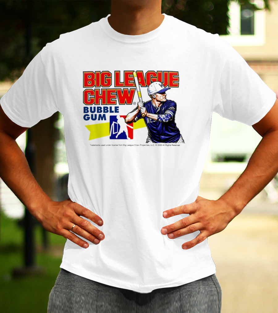 Big League Chew Bubble Gum Baseball Player Kyle Schultz T-Shirt