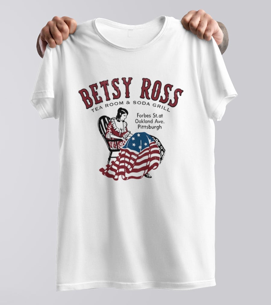 Betsy Ross Tea Room Soda Grill Forbes St Oakland Ave Pittsburgh T-Shirt