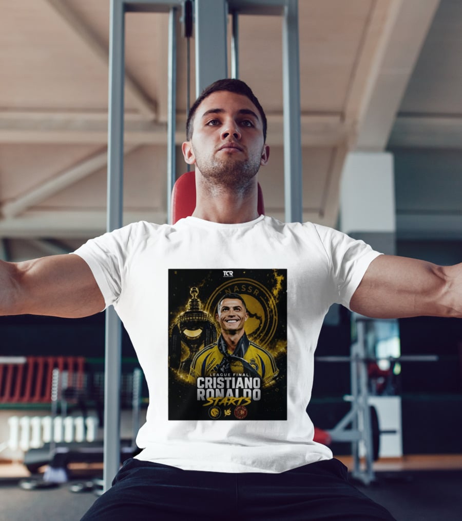League Final Cristiano Ronaldo Starts Al Nassr Vs Damac Club T-Shirt