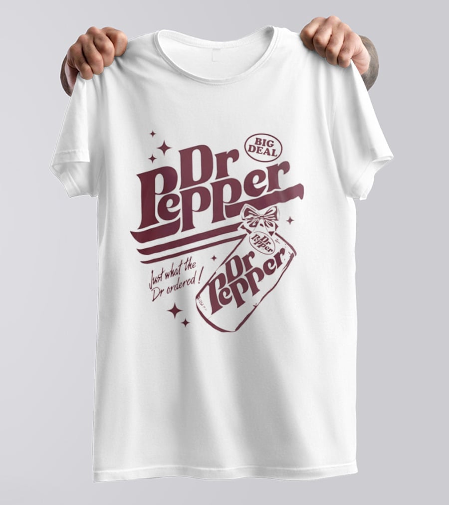 Dr Pepper Big Deal Just What The Dr Ordered Retro Bottle T-Shirt