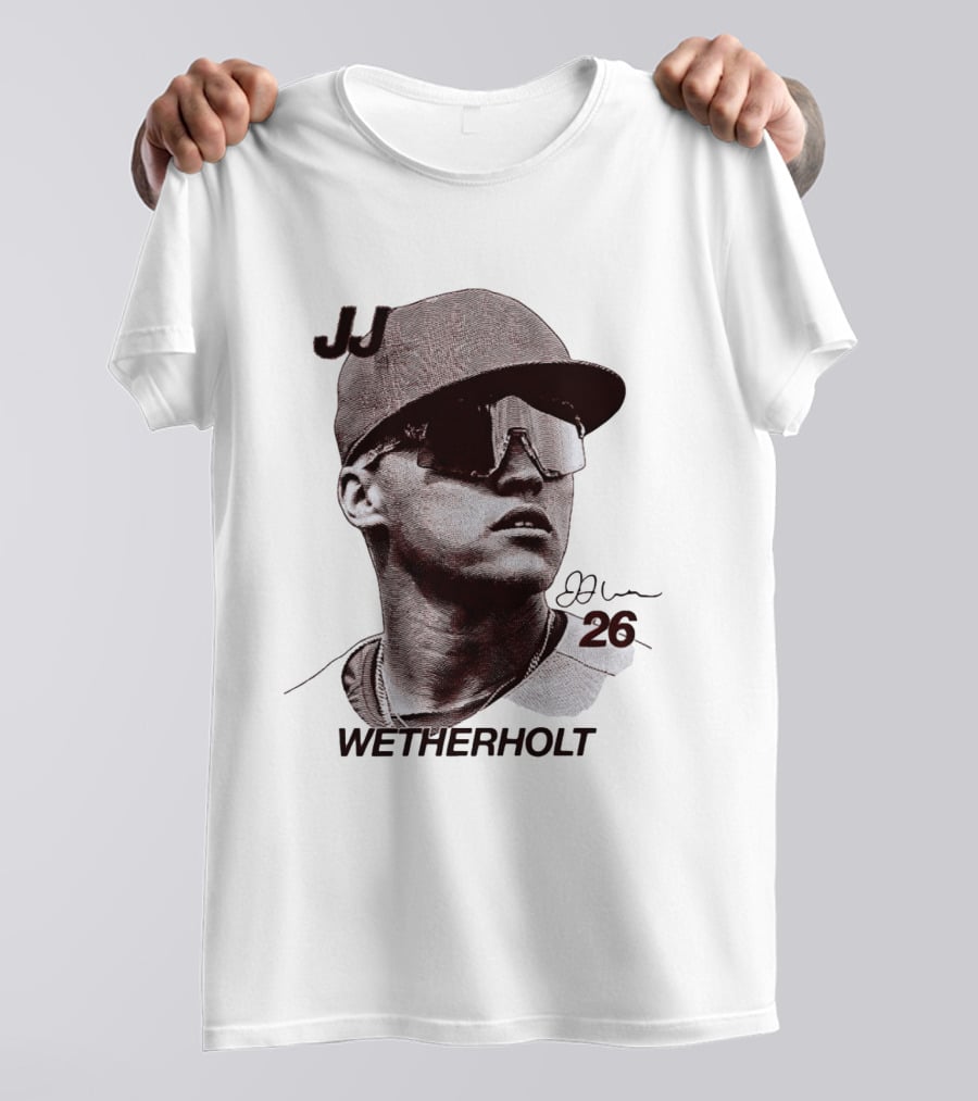 JJ Wetherholt 26 St. Louis Cardinals Baseball Big Head T-Shirt