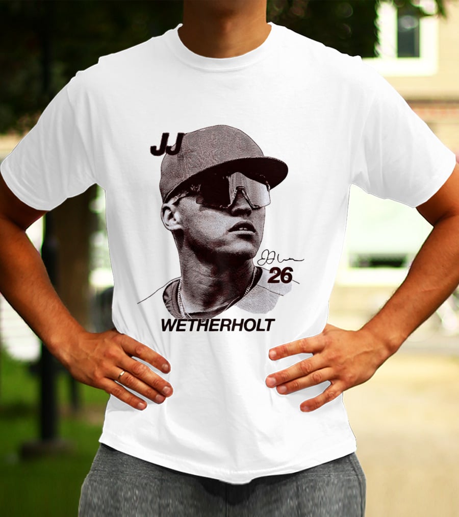 JJ Wetherholt 26 St. Louis Cardinals Baseball Big Head T-Shirt