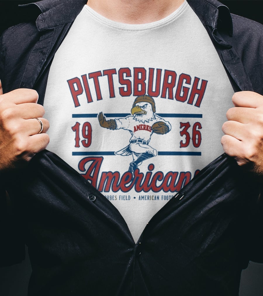 Pittsburgh Americans 1936 Forbes Field American Football League T-Shirt