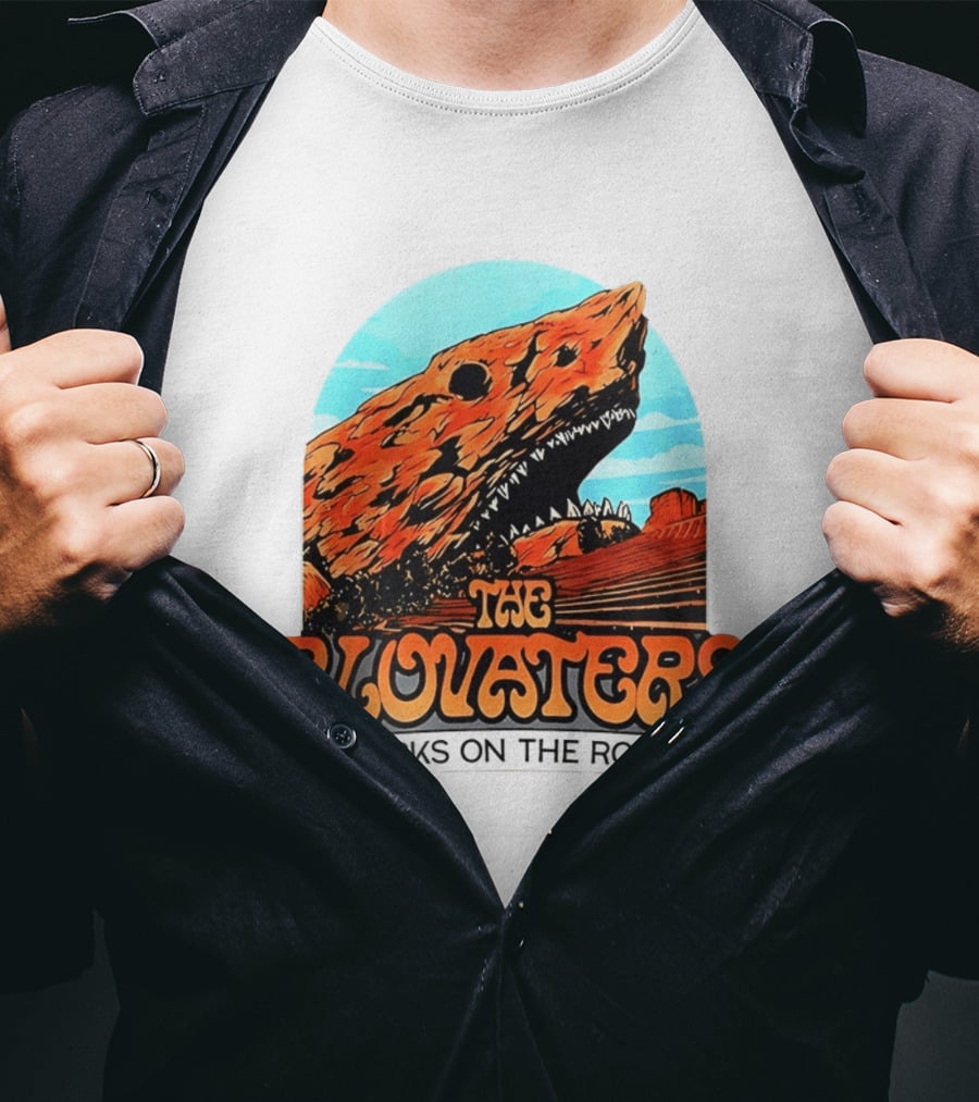 The Elovaters Sharks On The Rocks Red Rocks Amphitheatre Morrison Co May 2026 T-Shirt