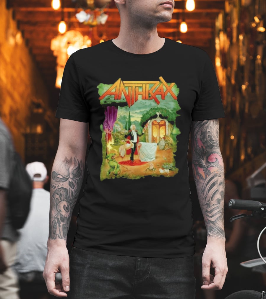 Anthrax Cursum Perficio Theatrical Scene With Creatures T-Shirt