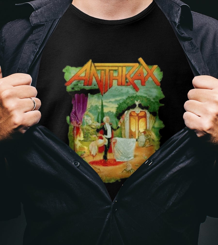 Anthrax Cursum Perficio Theatrical Scene With Creatures T-Shirt
